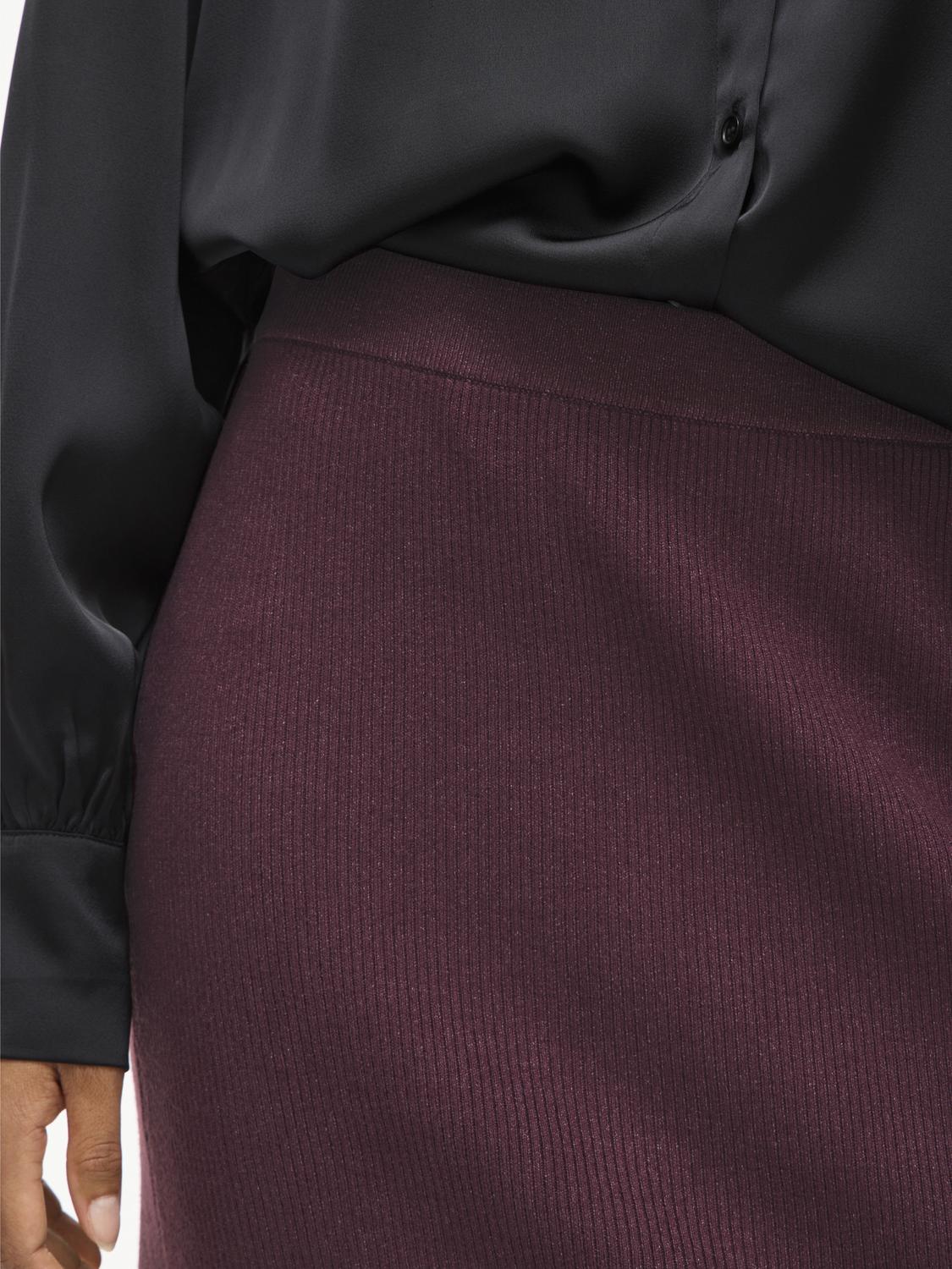 VICOMFY Midi Skirt - Fig - VERO MODA & VILA Bergvik